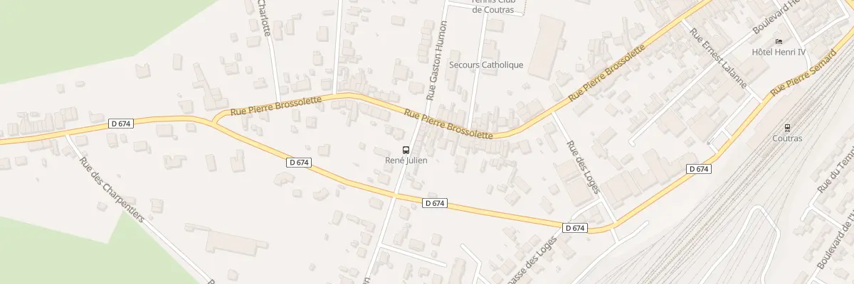 Plan du 64 Rue Pierre Brossolette à Coutras