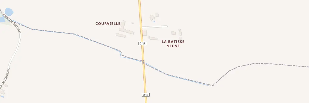 Plan du 2271 Rte d’Auros à Castets et Castillon