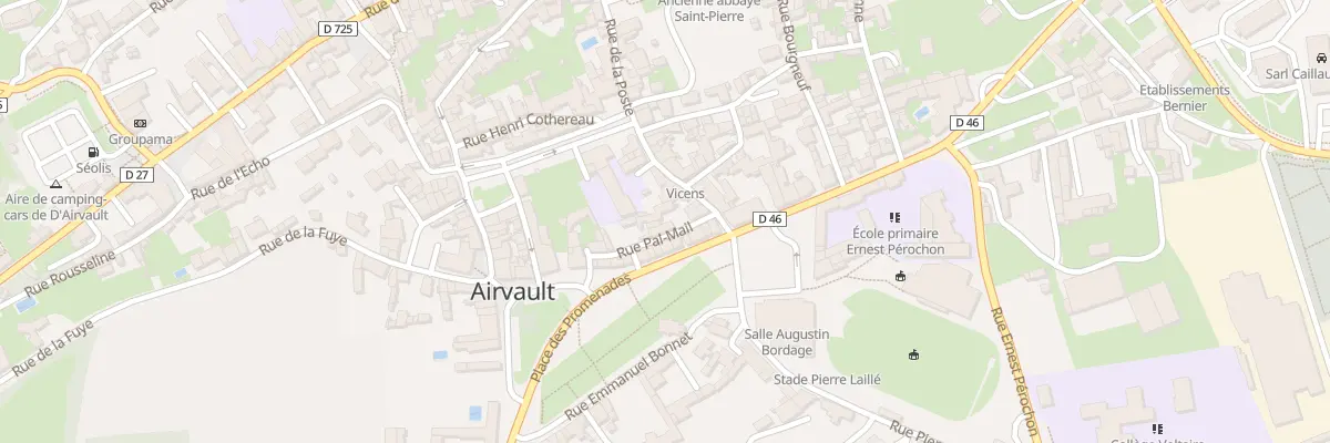 Plan du 30 Rue de la Poste à Airvault