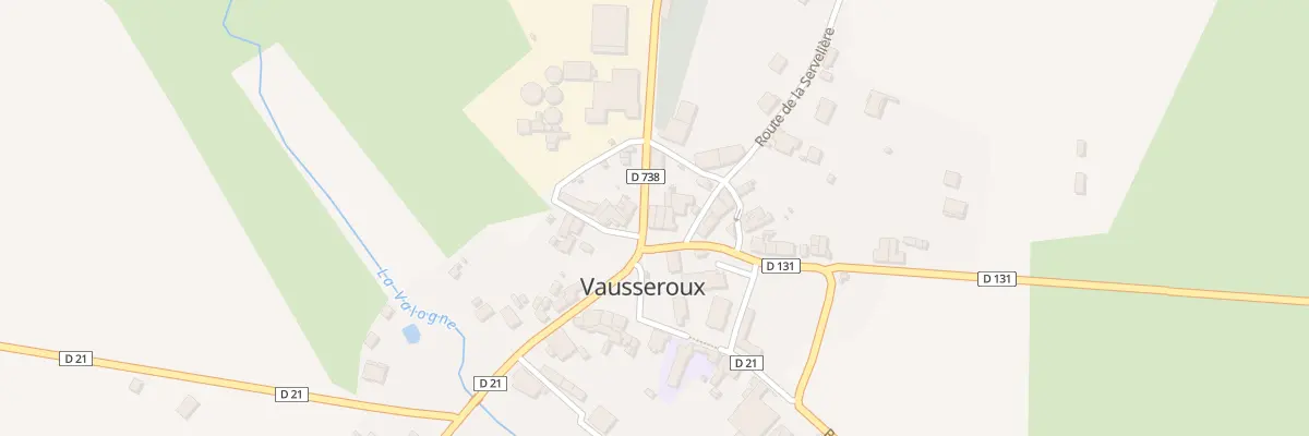 Plan du 2 Rte de St Martin du Fouilloux à Vausseroux