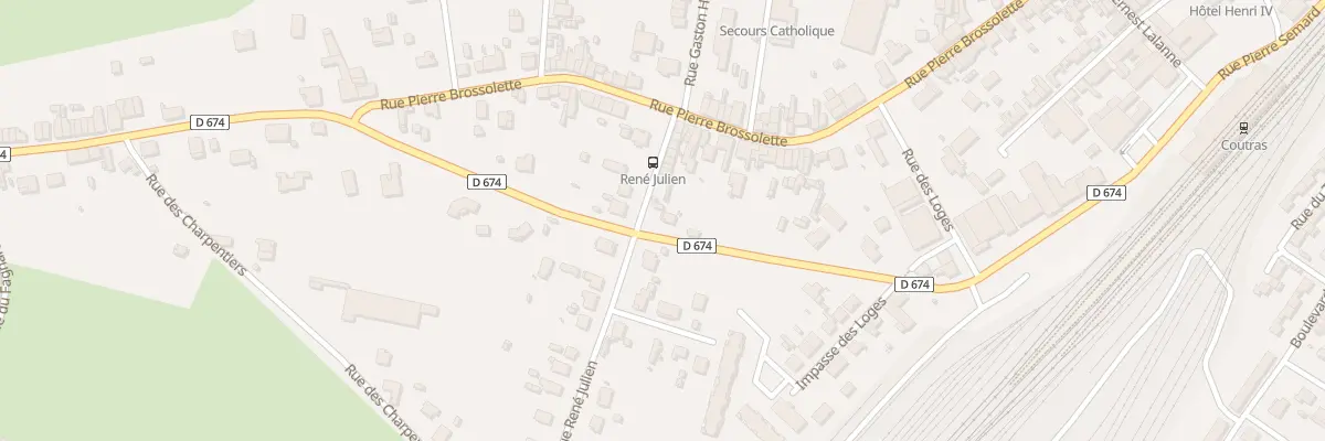 Plan du 11A Rue Rene Julien à Coutras