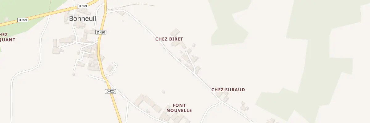 Plan du 1 Rue du Collinaud à Bonneuil