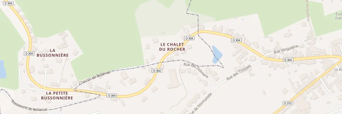 Plan du 2 Le Chalet du Rocher au Grez