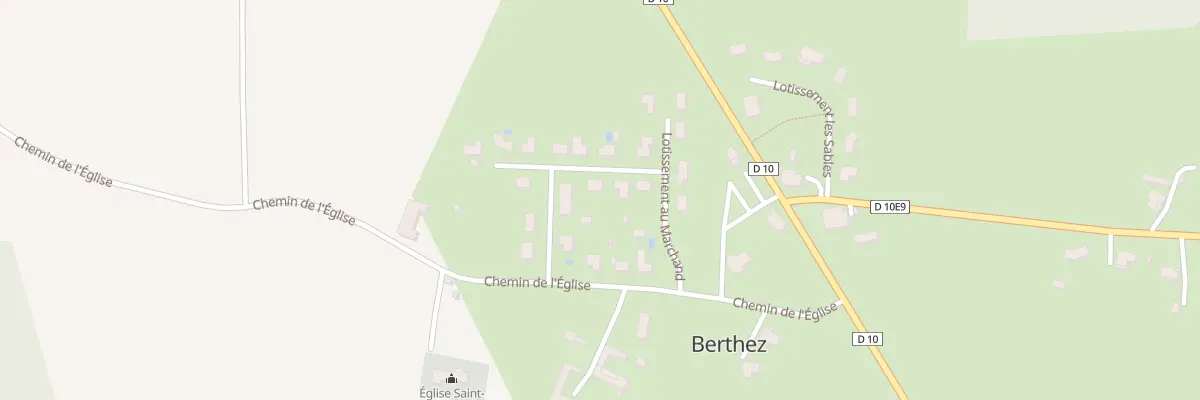 Plan du 11 Au Marchand à Berthez