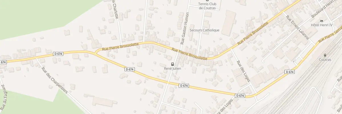Plan du 58 Rue Pierre Brossolette à Coutras