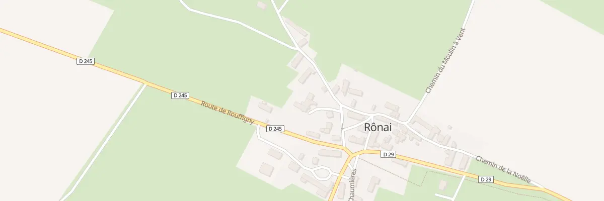 Plan du 14 Le Bourg à Rônai