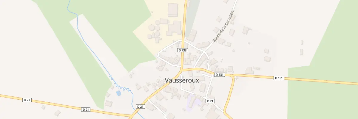 Plan du 3 Rte de St Martin du Fouilloux à Vausseroux