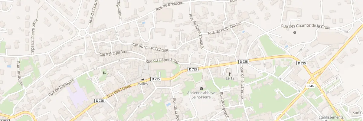 Plan du 21 Rue du Dépôt à Sel à Airvault