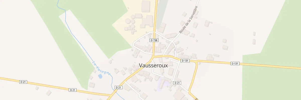 Plan du 1 Rte de St Martin du Fouilloux à Vausseroux
