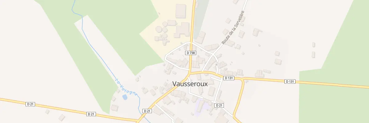 Plan du 5176 Le Bourg à Vausseroux