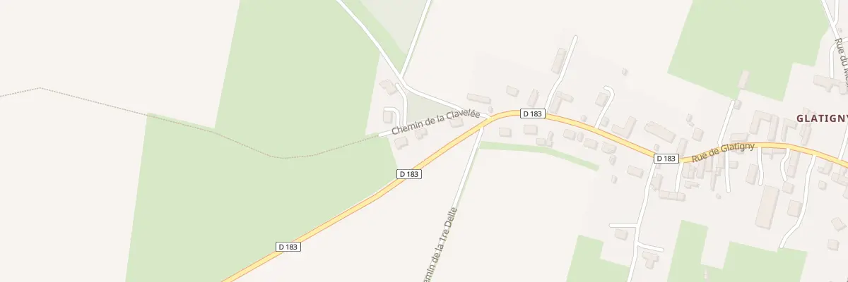 Plan du 3 Che de la Clavelée à Condé-sur-Ifs