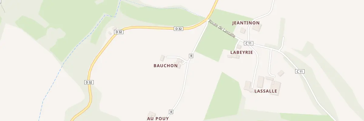 Plan du 140 Chem du Pouy à Maupas