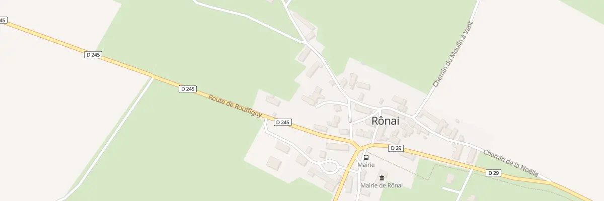Plan du 7 Imp des Anglais à Rônai