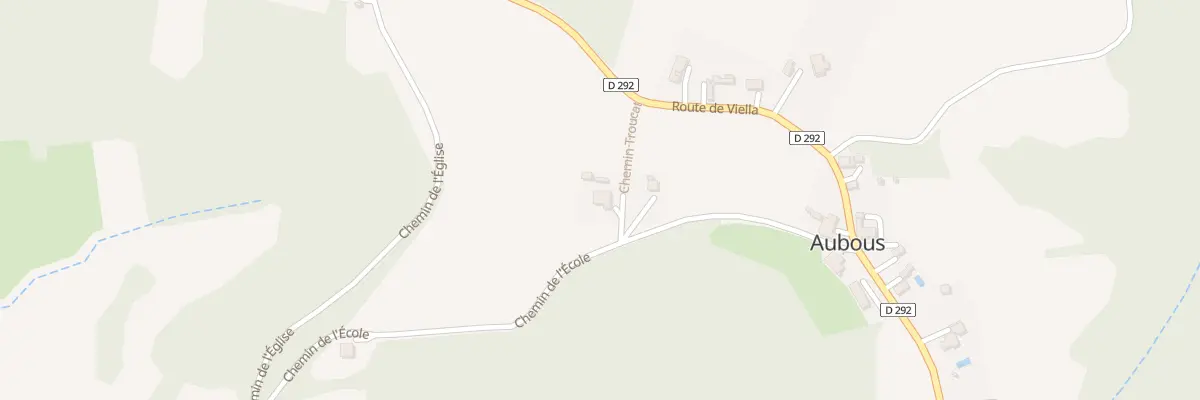 Plan du 1 Che de Troucat à Aubous