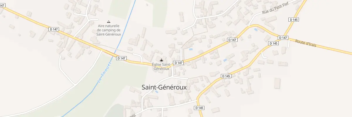 Plan du 1 Rue de l’Eglise à Saint-Généroux