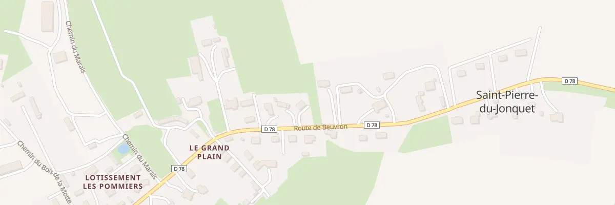 Plan du 10 Rte de Beuvron à Saint-Pierre-du-Jonquet