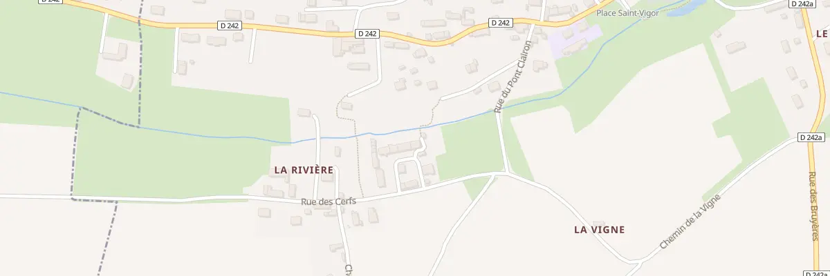 Plan du 5 Rue de la Rivière à Perrières