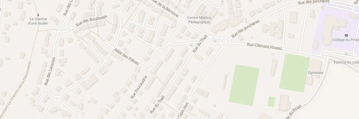 Plan du 43 Rue du Theil à Melle