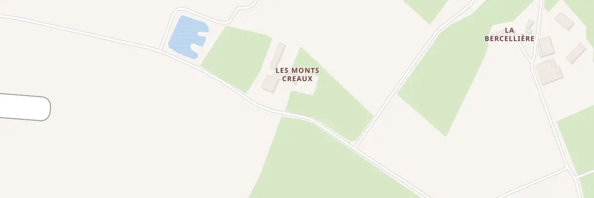 Plan du 5023 Le Haut Mont Creaux à Crosmières