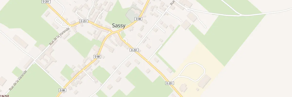 Plan du 1A Rue du Lavoir à Sassy