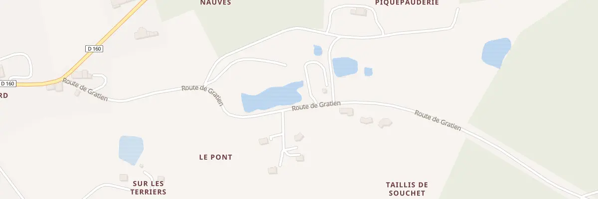 Plan du 3 Rte de Gratien à La Clotte