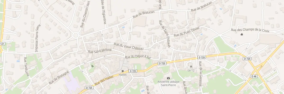 Plan du 11 Rue du Vieux Château à Airvault