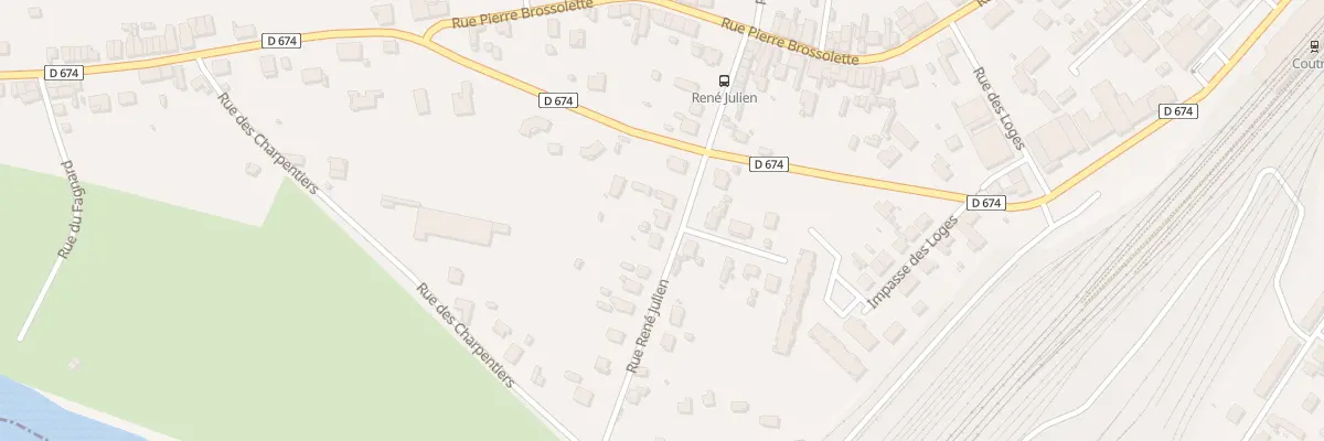 Plan du 14 Rue Rene Julien à Coutras