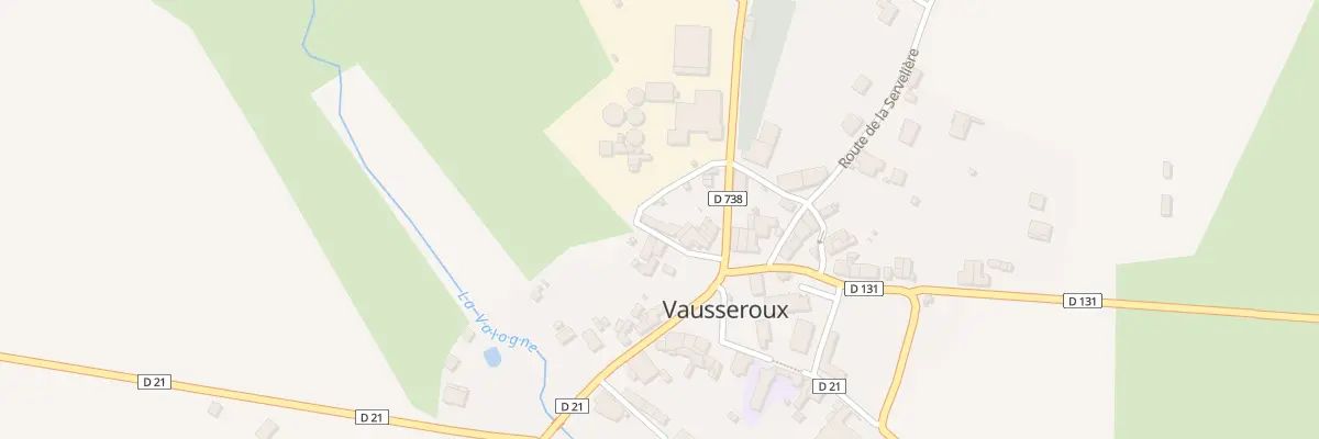 Plan du 6 Rue de la Forge à Vausseroux
