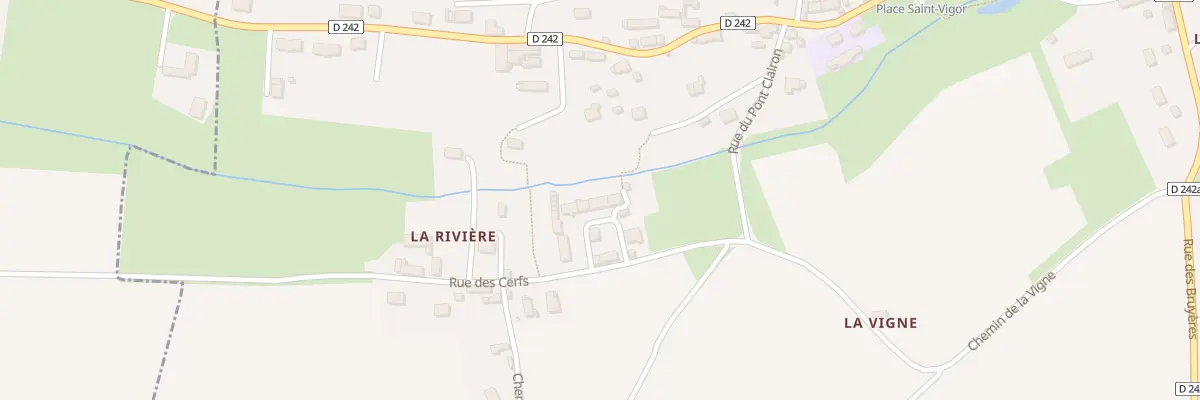 Plan du 7 Rue de la Rivière à Perrières