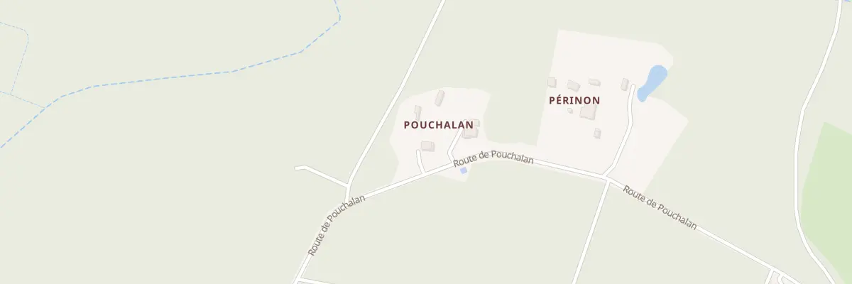 Plan du 2618 Rte de Pouchalan à Estigarde