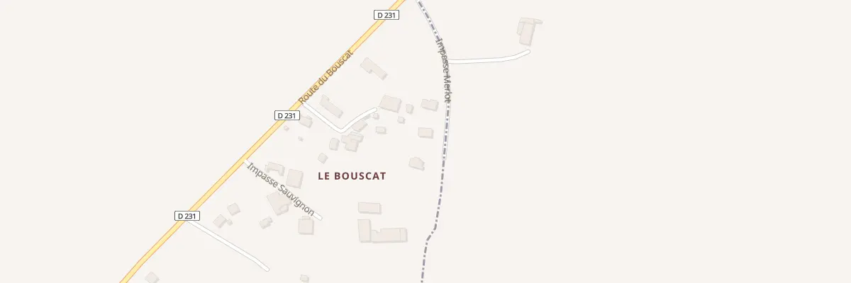 Plan du 5T Le Bouscat Est à Lugasson