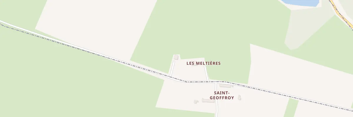 Plan du 1 Les Meltieres à Gesvres