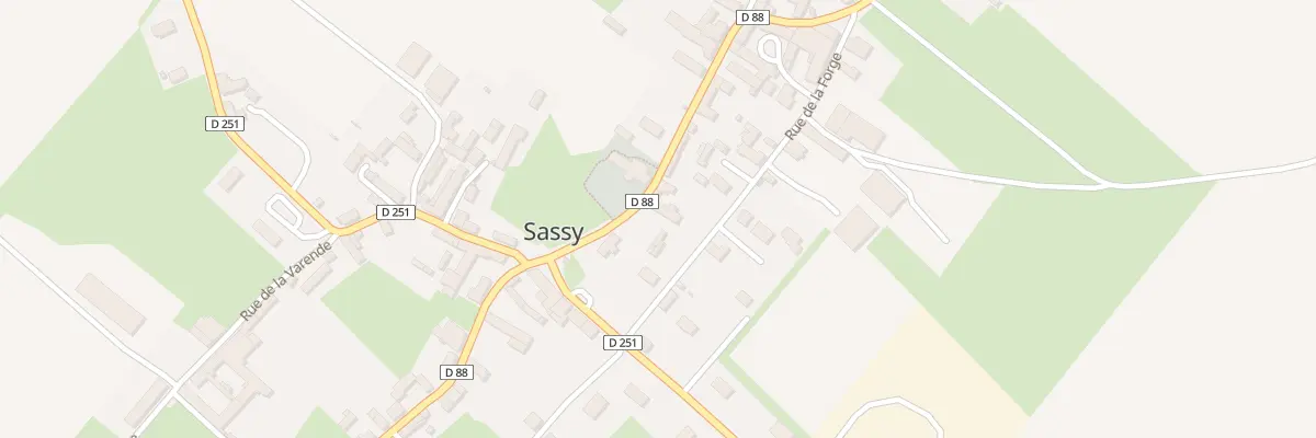 Plan du 4 Rue de la Vallée à Sassy