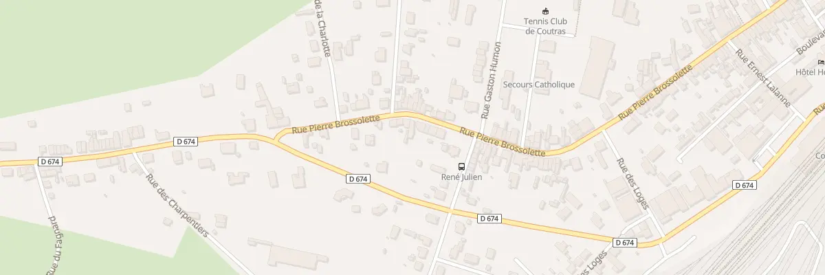 Plan du 50 Rue Pierre Brossolette à Coutras