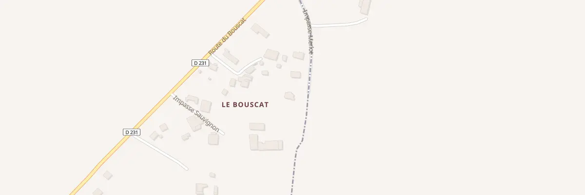 Plan du 5B Le Bouscat Est à Lugasson