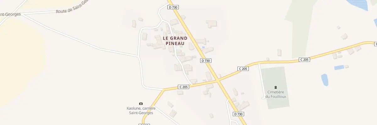 Plan du 5080 Le Grand Pineau Ouest au Fouilloux