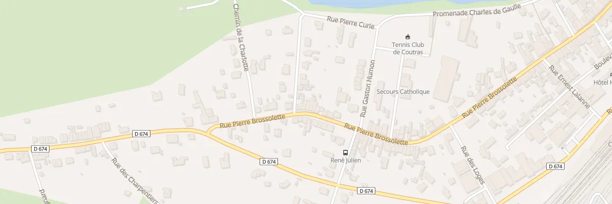 Plan du 89 Rue Pierre Brossolette à Coutras