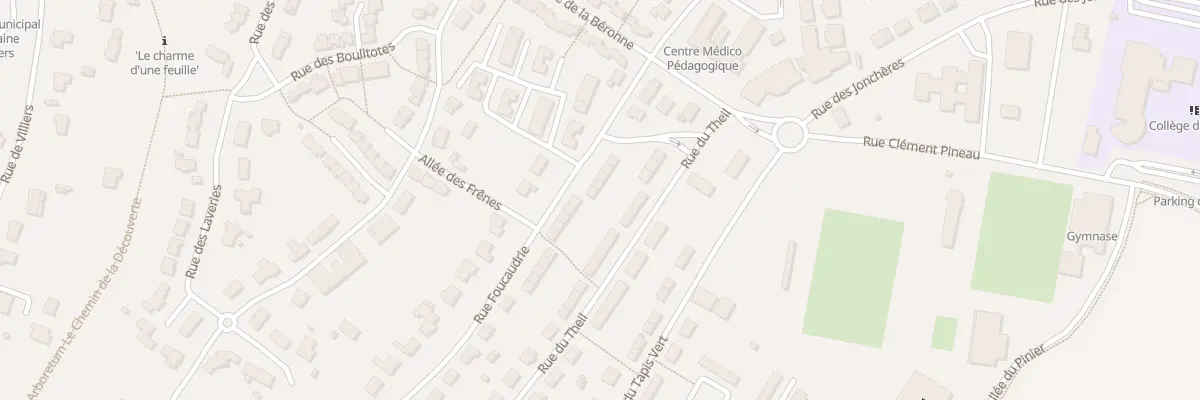 Plan du 46 Rue Foucauderie à Melle