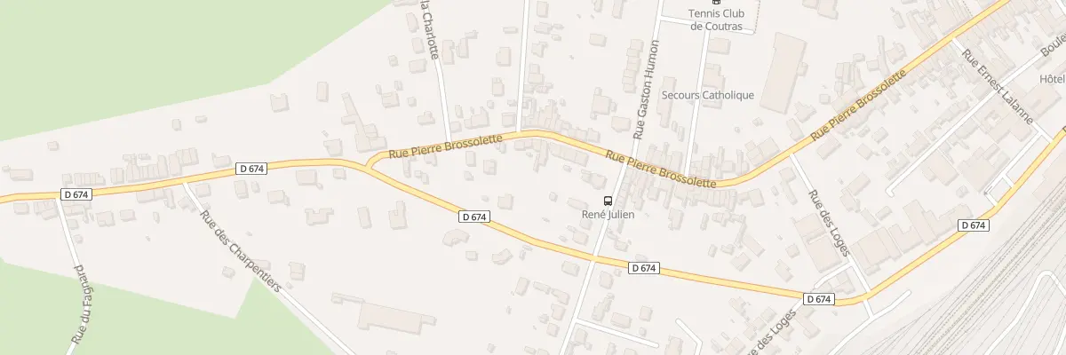 Plan du 48B Rue Pierre Brossolette à Coutras