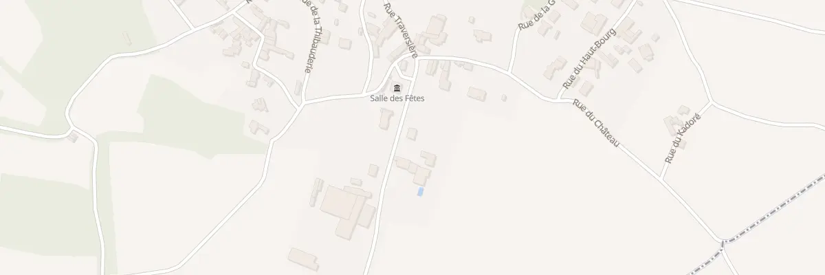 Plan du 23 Rue Traversière au Chillou