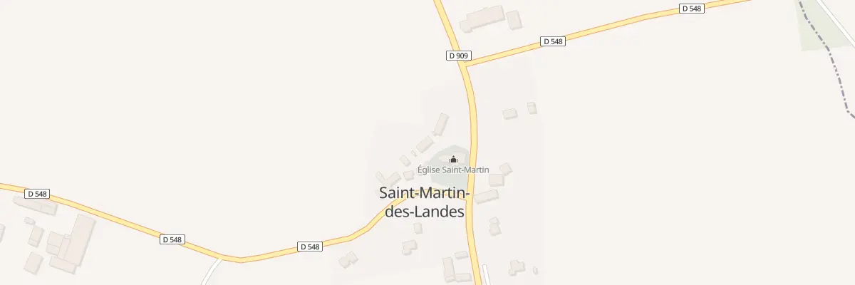 Plan du 6 Rte de l’Église à Saint-Martin-des-Landes