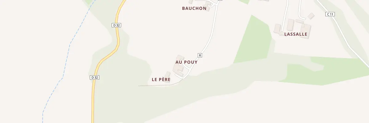 Plan du 5043 Au Pouy à Maupas