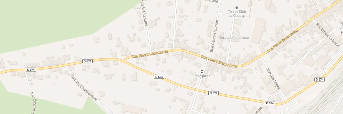 Plan du 46 Rue Pierre Brossolette à Coutras