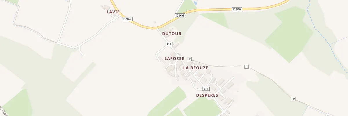 Plan du 5100 Lafosse à Saint-Mont