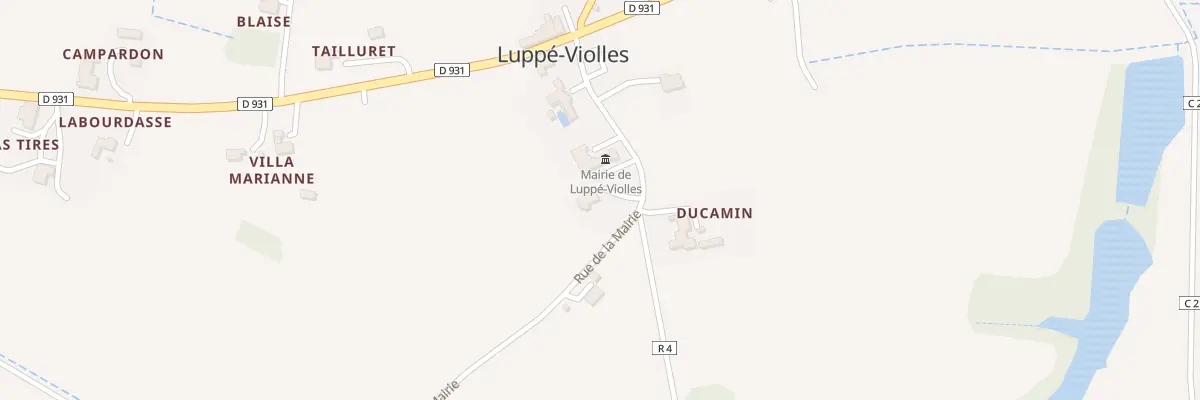 Plan du 156 Rue de la Mairie à Luppé-Violles