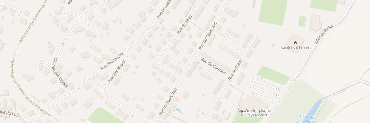 Plan du 53 Rue du Tapis Vert à Melle