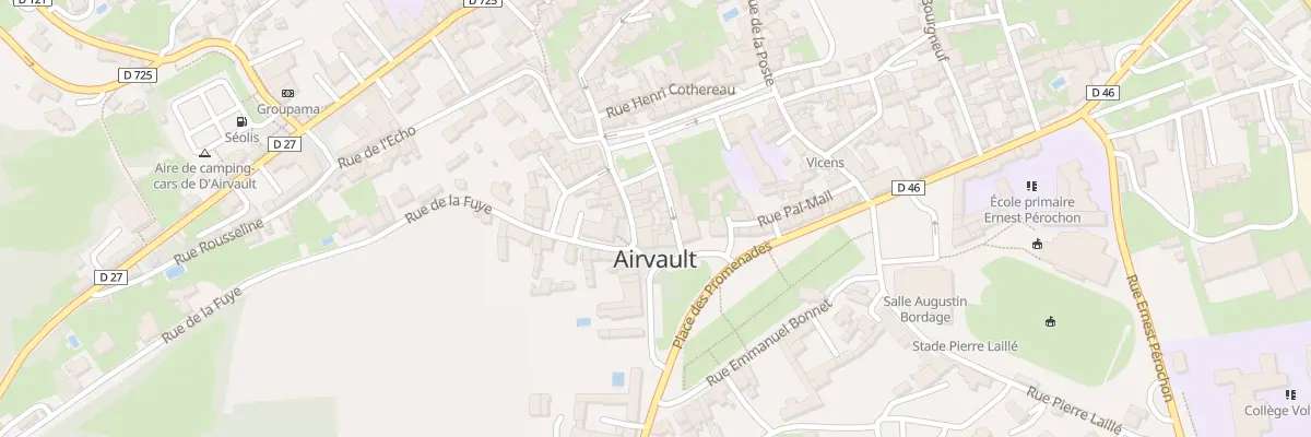 Plan du 2 Rue Constant Balquet à Airvault