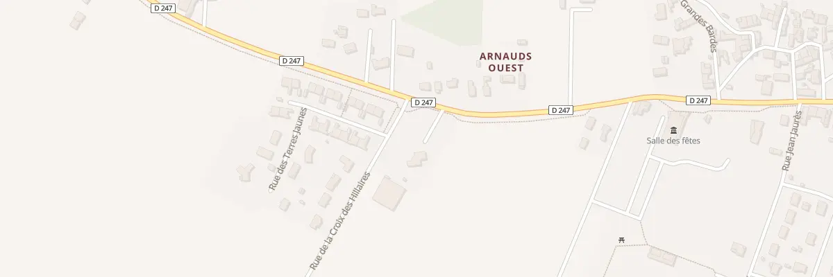 Plan du 3 Champ des Arnauds à Abzac