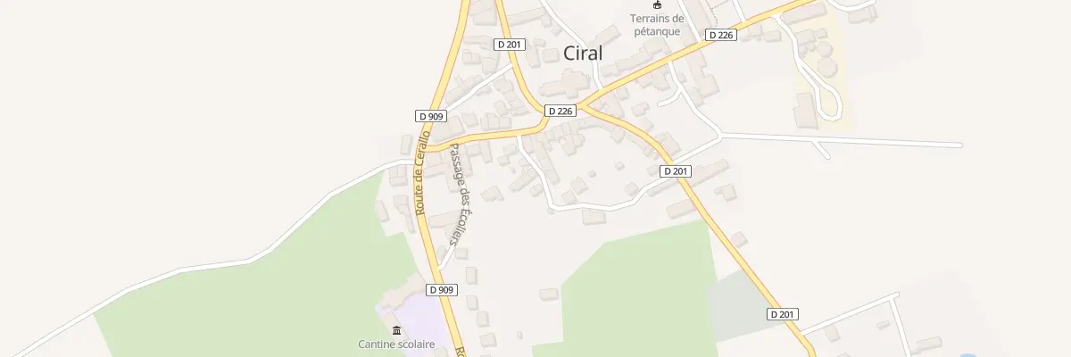 Plan du 153 Che des Promenades à Ciral