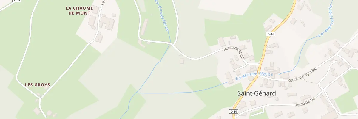 Plan du 1 Rte de Mont à Marcillé